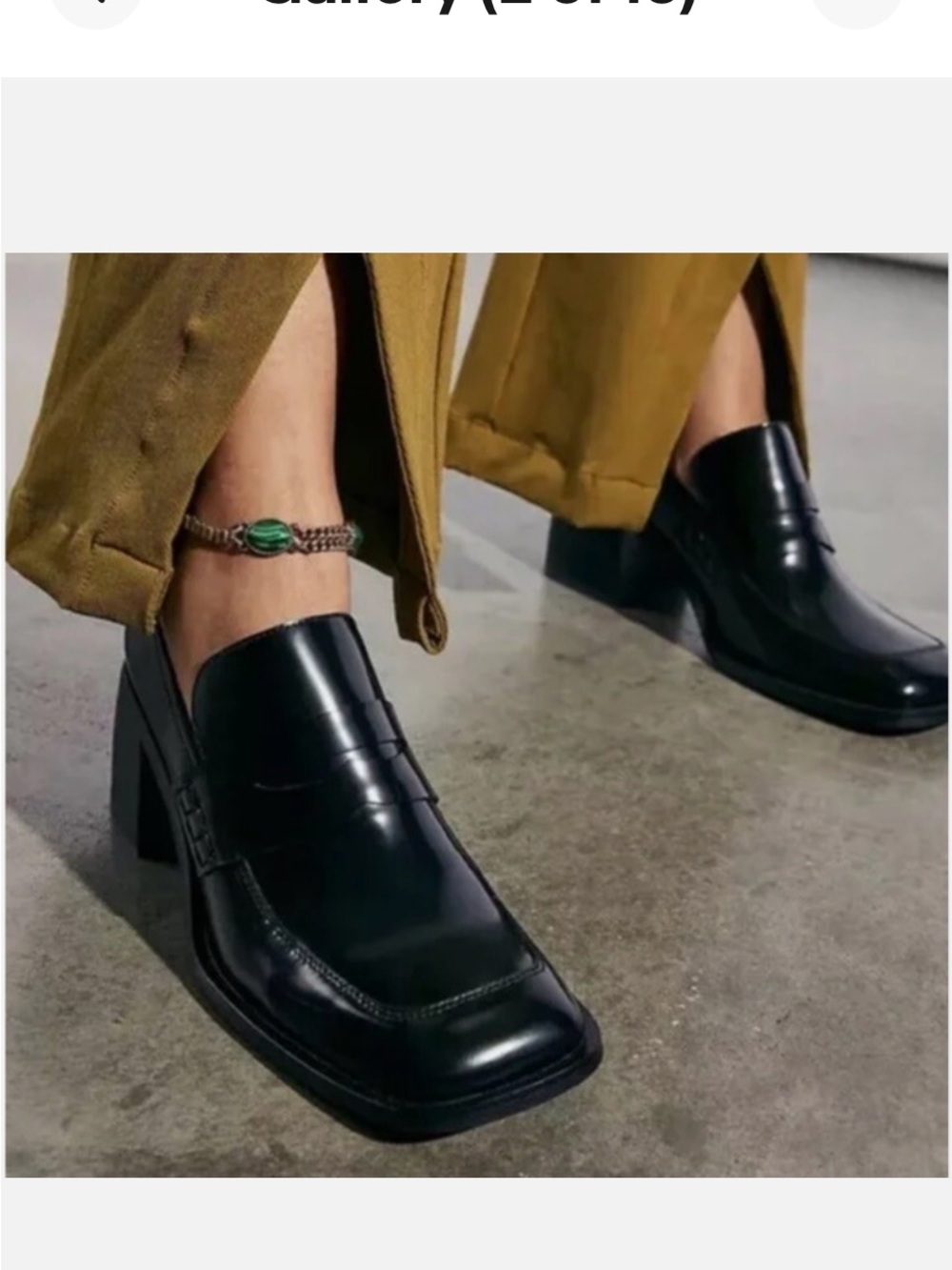 Jeffrey Campbell Ecole Loafer Pump Black